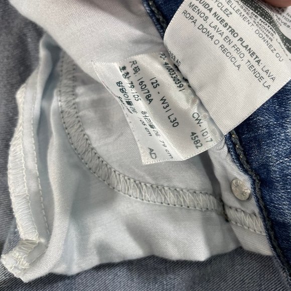 Denizen Levi's Light Wash Modern Skinny Women's Size 12S Stretch Blue jean Denim - Picture 8 of 10